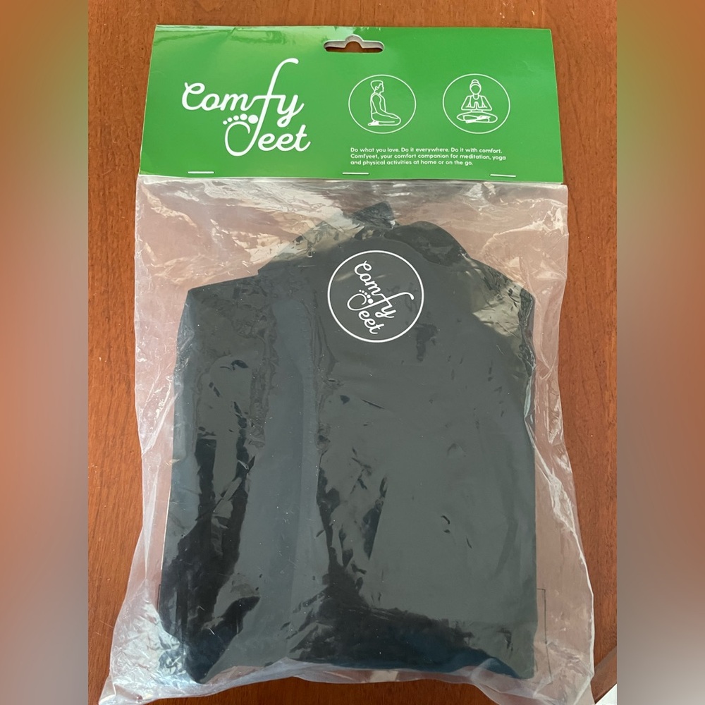 COMFY Feet Comfyeet Foot & Ankle Cushion YOGA MEDITATION Black Size M
